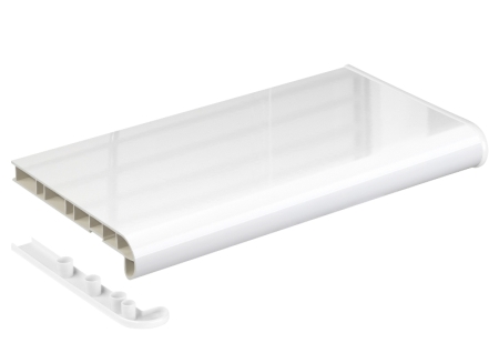 Подоконники ПВХ Estera - Белый глянцевый