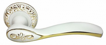 Ручка Morelli CATHERINE MH-36-CLP, цвет - белая эмаль / золото