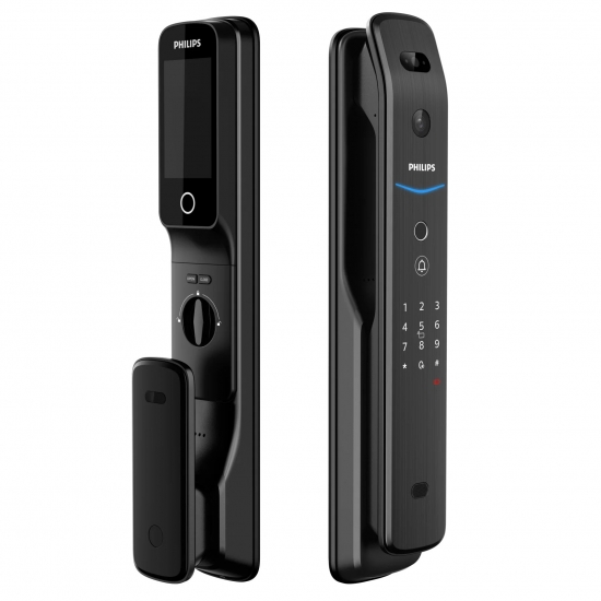 Замок биометрический Philips DDL709-FVP-7HWS пуш-пулл