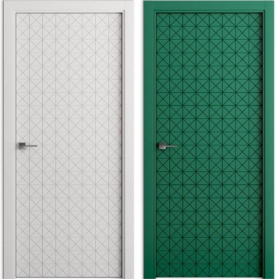 Межкомнатная дверь Колор №5 с покрытием эмали