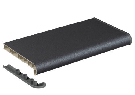 Подоконники ПВХ Estera - Графит clean touch