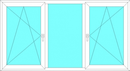 Лоджия ПВХ Veka Softline 70, 1330*2420 мм белая