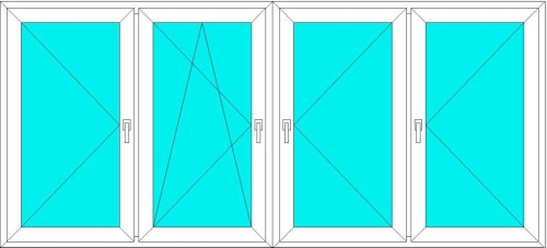 Лоджия ПВХ Veka Softline 70, 1390*3060 мм
