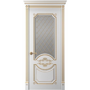 Дверь Прима 1 ПО патина золото