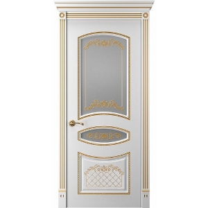 Дверь Прима 4 ПО патина золото