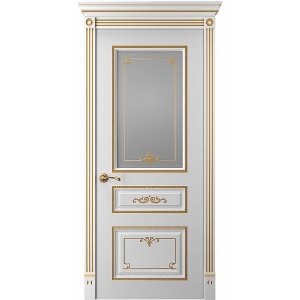 Дверь Прима 5 ПО патина золото