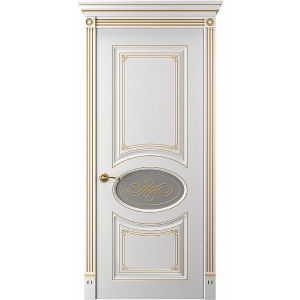 Дверь Прима 8 ПО патина золото