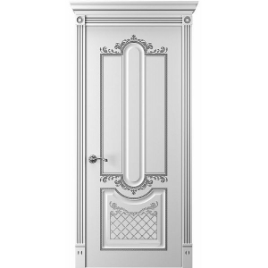 Дверь Прима 2 ПГ патина серебро