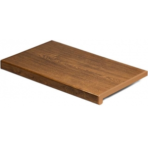 Подоконник Кристаллит Золотой Дуб матовый