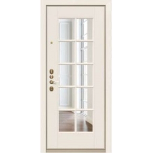 МДФ панель Вента 01 белое стекло