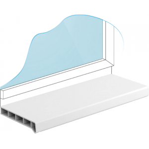 Подоконник Меллер Белый матовый