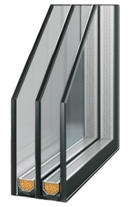 Двухкамерный стеклопакет 32 мм