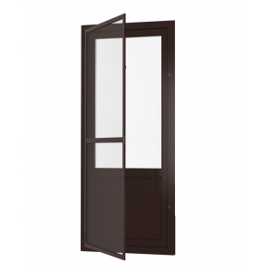 Дверная рамочная москитная сетка коричневая 1900х800 мм со стандартным полотном