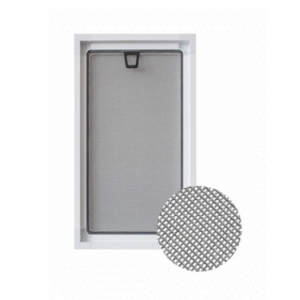 Вставная москитная сетка 1300х600 мм с полотном Антикошка, белый профиль