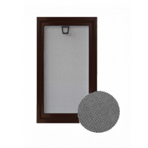 Вставная москитная сетка коричневая 1300х600 мм с полотном Антимошка