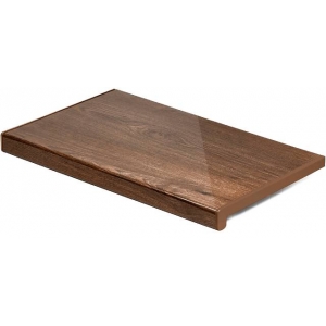 Подоконник Кристаллит Орех глянцевый