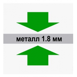ПАКЕТ СЕЙФ, МЕТАЛЛ 1,8 ММ