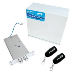 Замок-задвижка Гардиан Smart 1.3, накладной блок управления от сети 220 В, 2 брелока