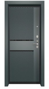 Входная дверь Гардиан ДС2 16 Морион КПЛ 01 вставка акрила