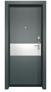 Входная дверь Гардиан ДС2 Нео К 07 со вставкой нержавейки