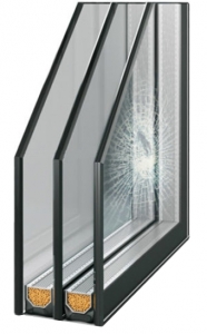 Бронированный стеклопакет