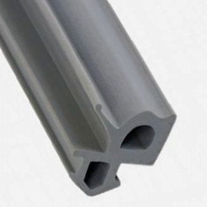 Серый уплотнитель на окна Rehau Rausell