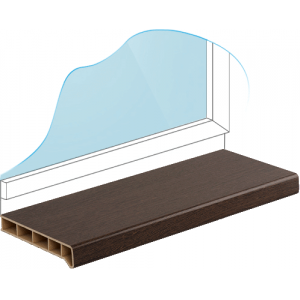 Подоконник Меллер Венге матовый