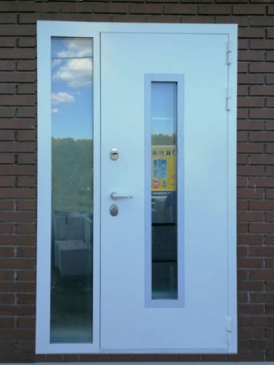 Входная дверь с терморазрывом и с окном
