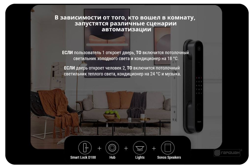 Elektronnyy zamok Aqara D100 S 11